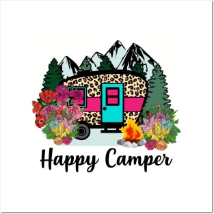 Happy Camper Posters and Art